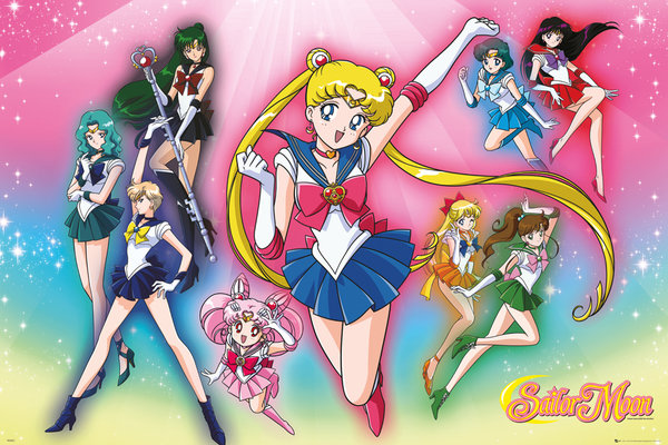 Maxi Poster - Sailor Moon "Burst" - 91,5 x 61 cm