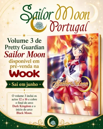 O Volume 3 de Pretty Guardian Sailor Moon chega em junho