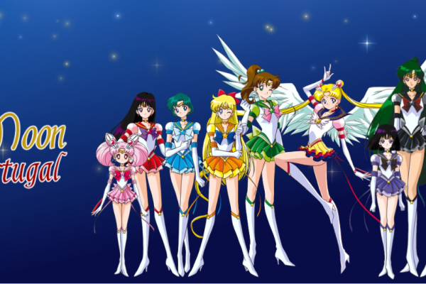 Novo banner panorâmico do site Sailor Moon Portugal