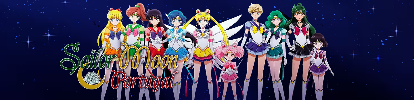 Banner anterior do site Sailor Moon Portugal